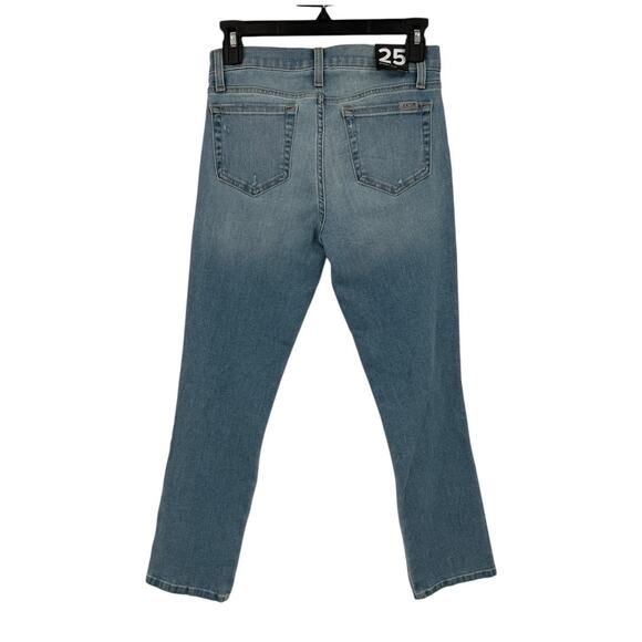 Joe's Jeans straight crop Mid-Rise Distressed Denim size 25 - Picture 3 of 6